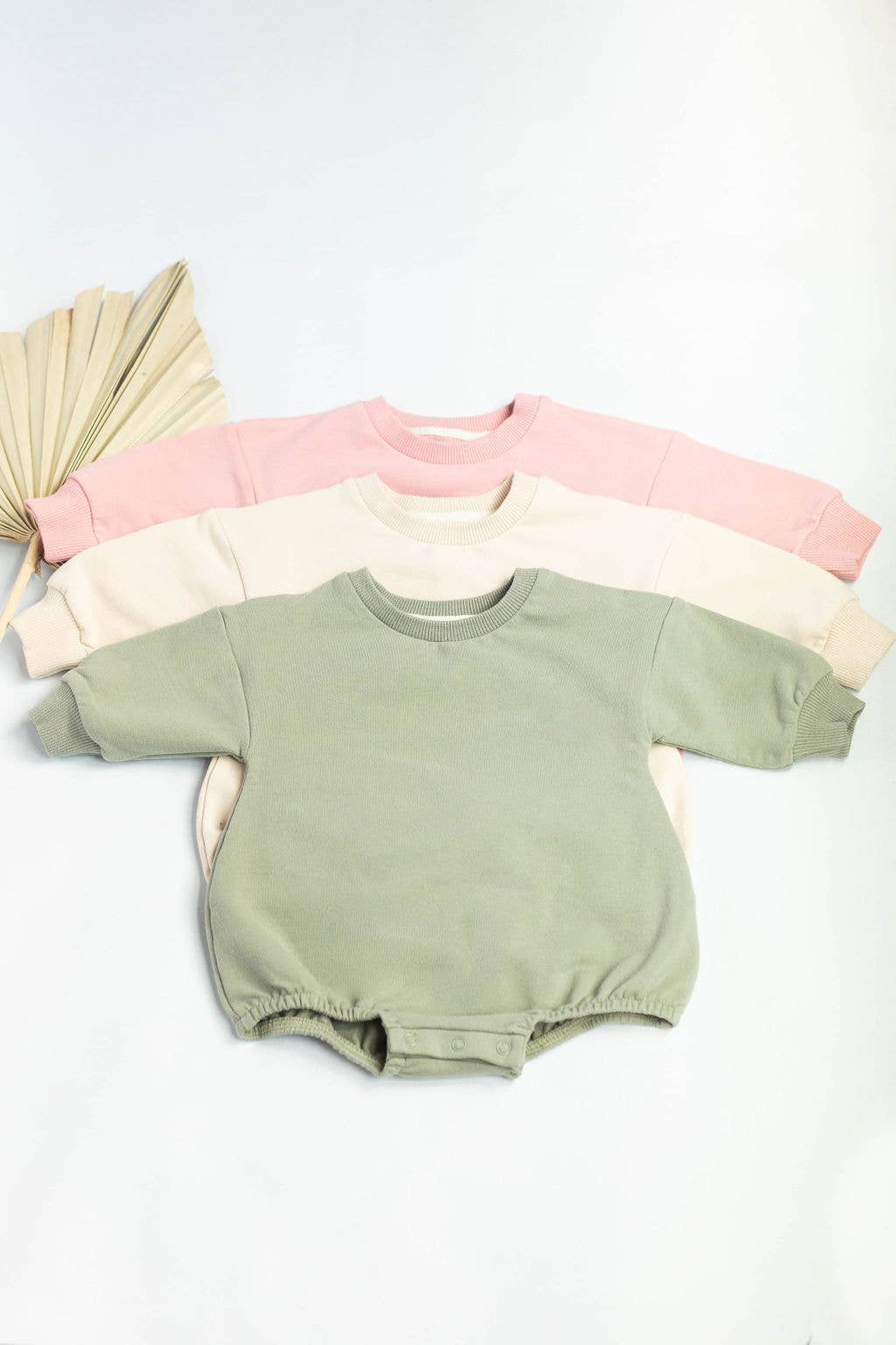 Organic Bubble Baby Bodysuit/Romper Oversized Sweatshirt