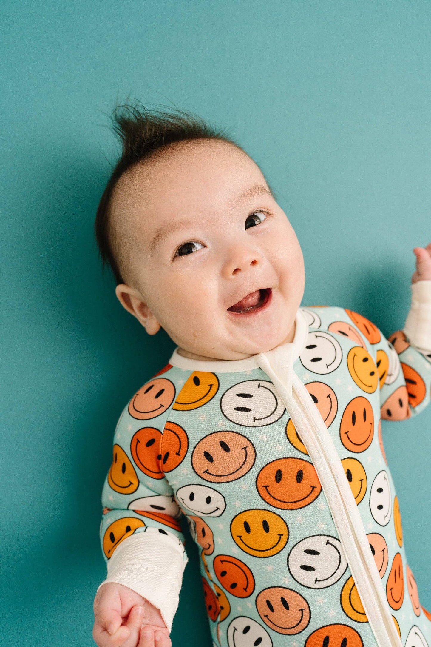 Colorful Smiley Bamboo Sleeper