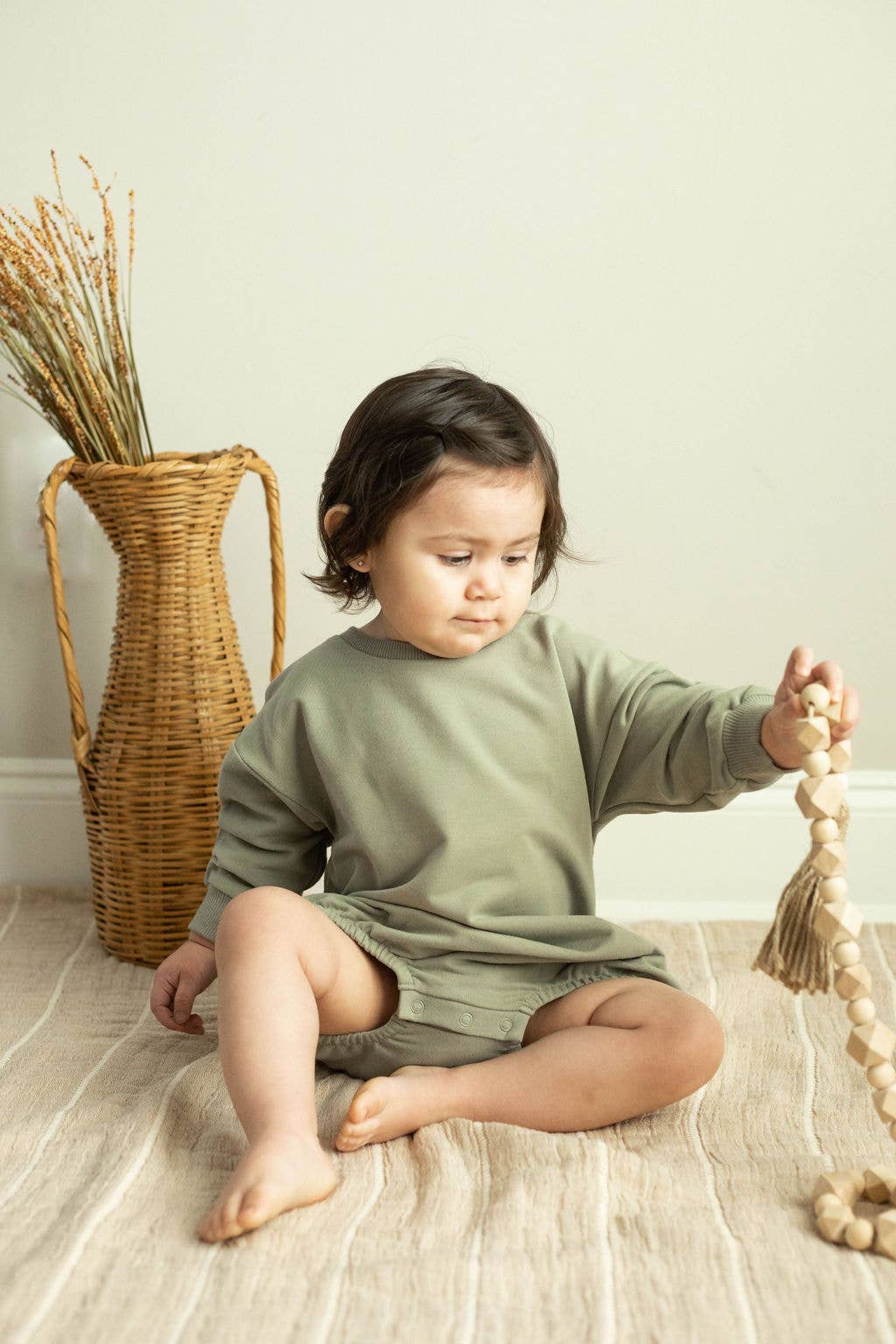 Organic Bubble Baby Bodysuit/Romper Oversized Sweatshirt