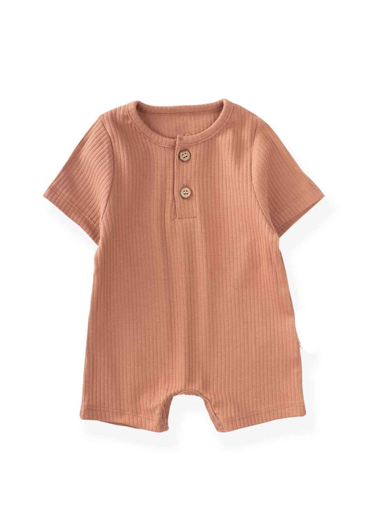 Brown Baby Romper