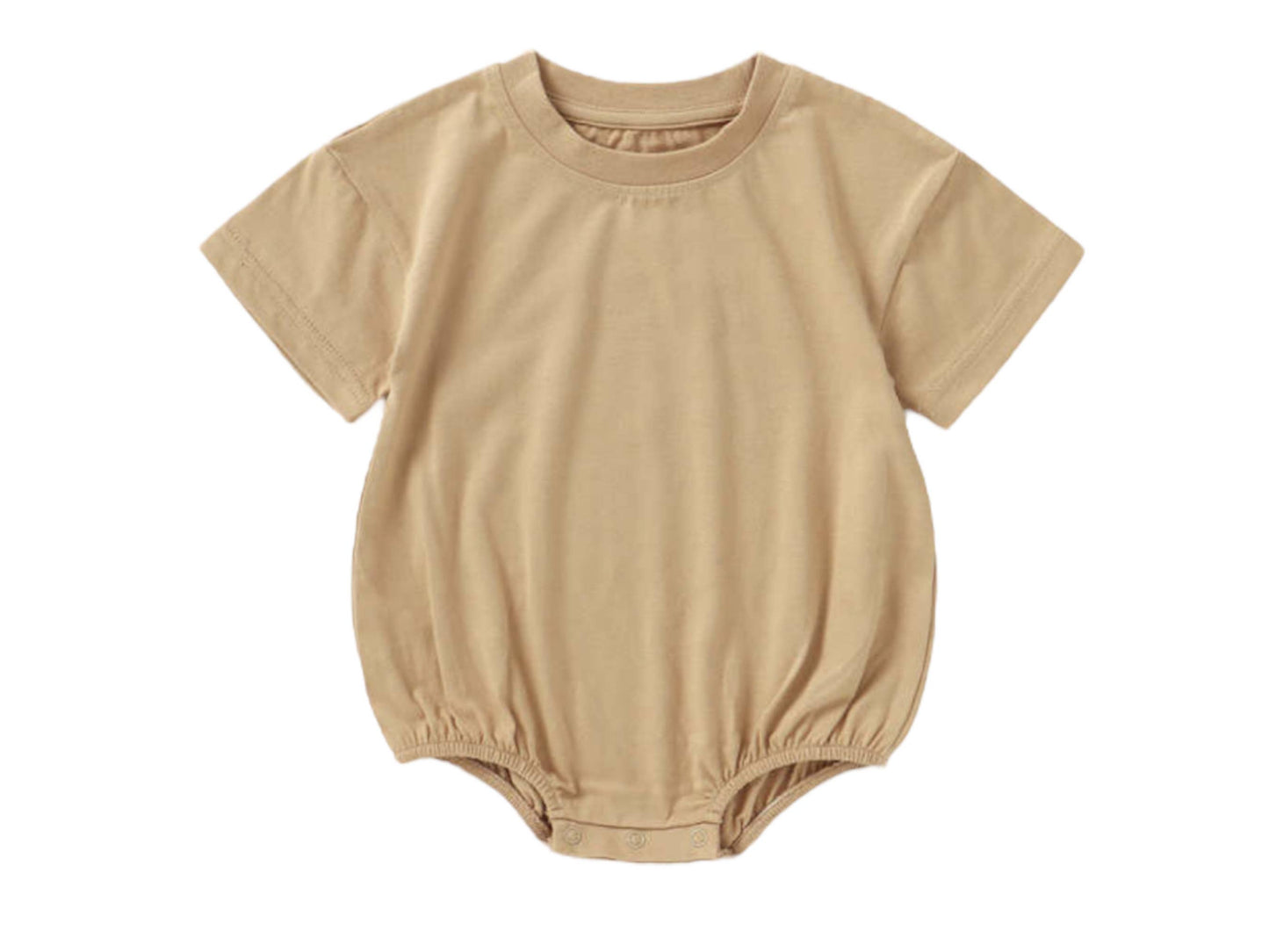 Baby Organic Drop Shoulder S/S clothes,T-shirt Bubble Romper