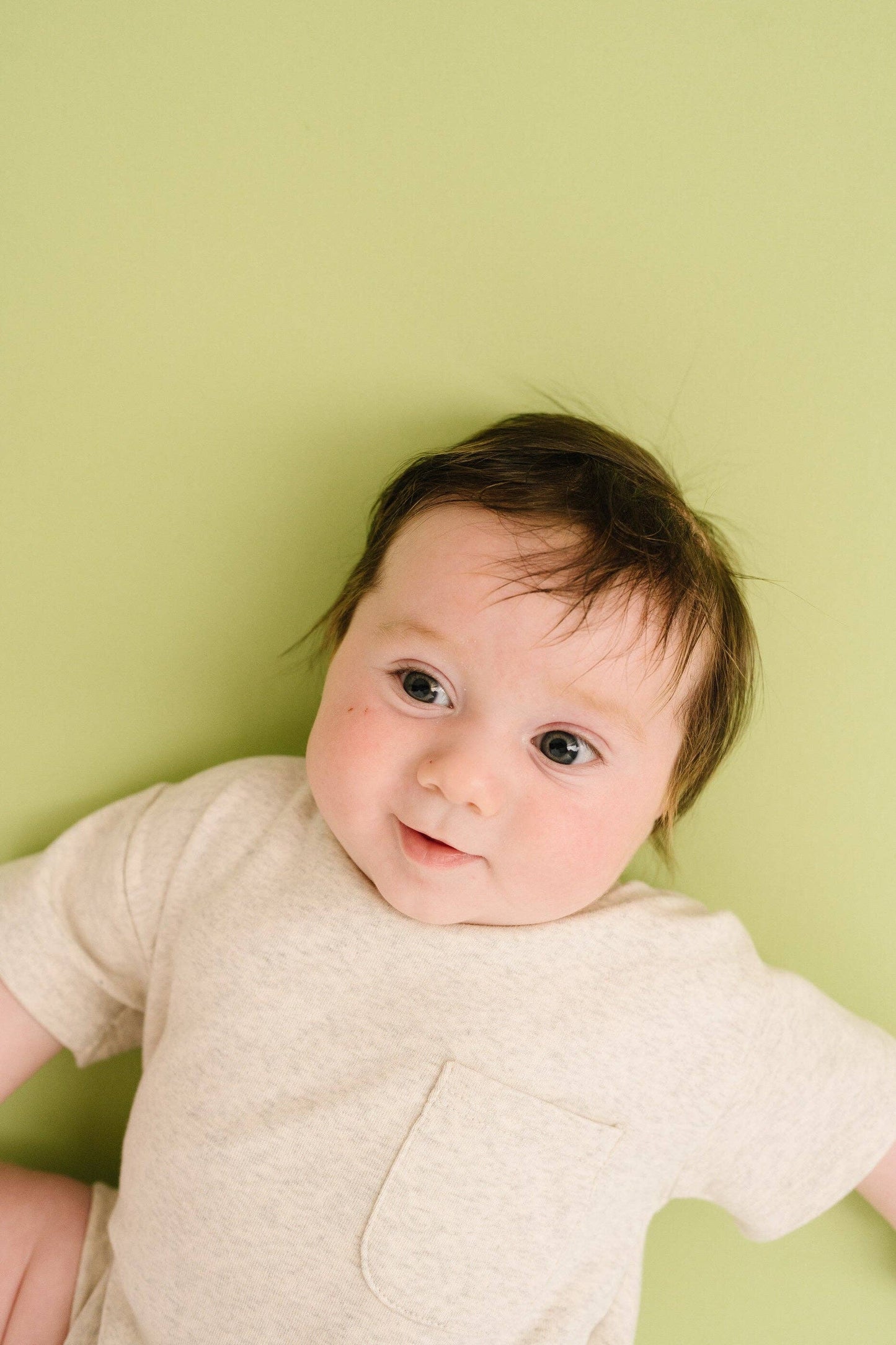 Oatmeal Pocket Romper