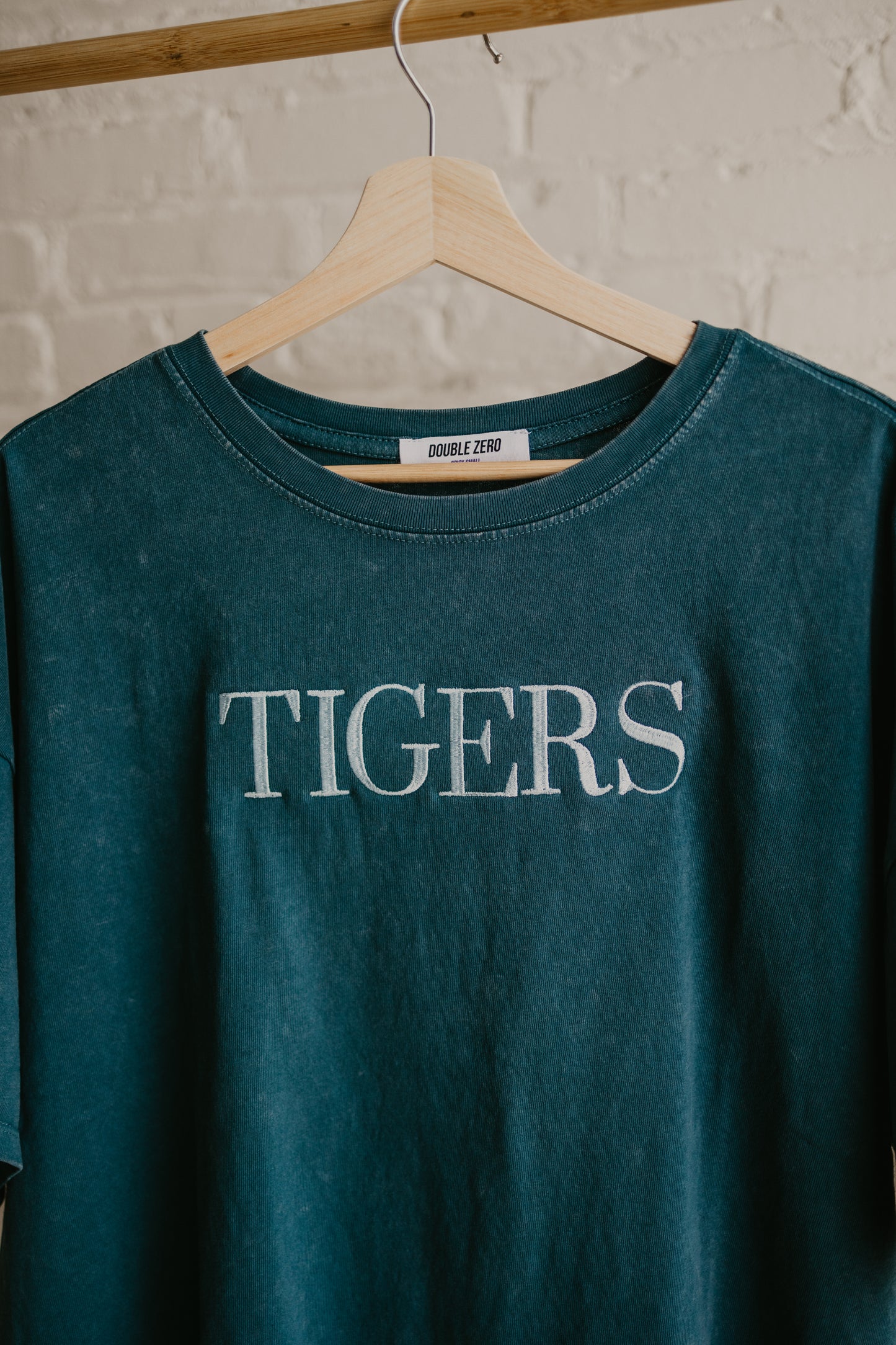 TIGERS Embroidered Oversized Tee