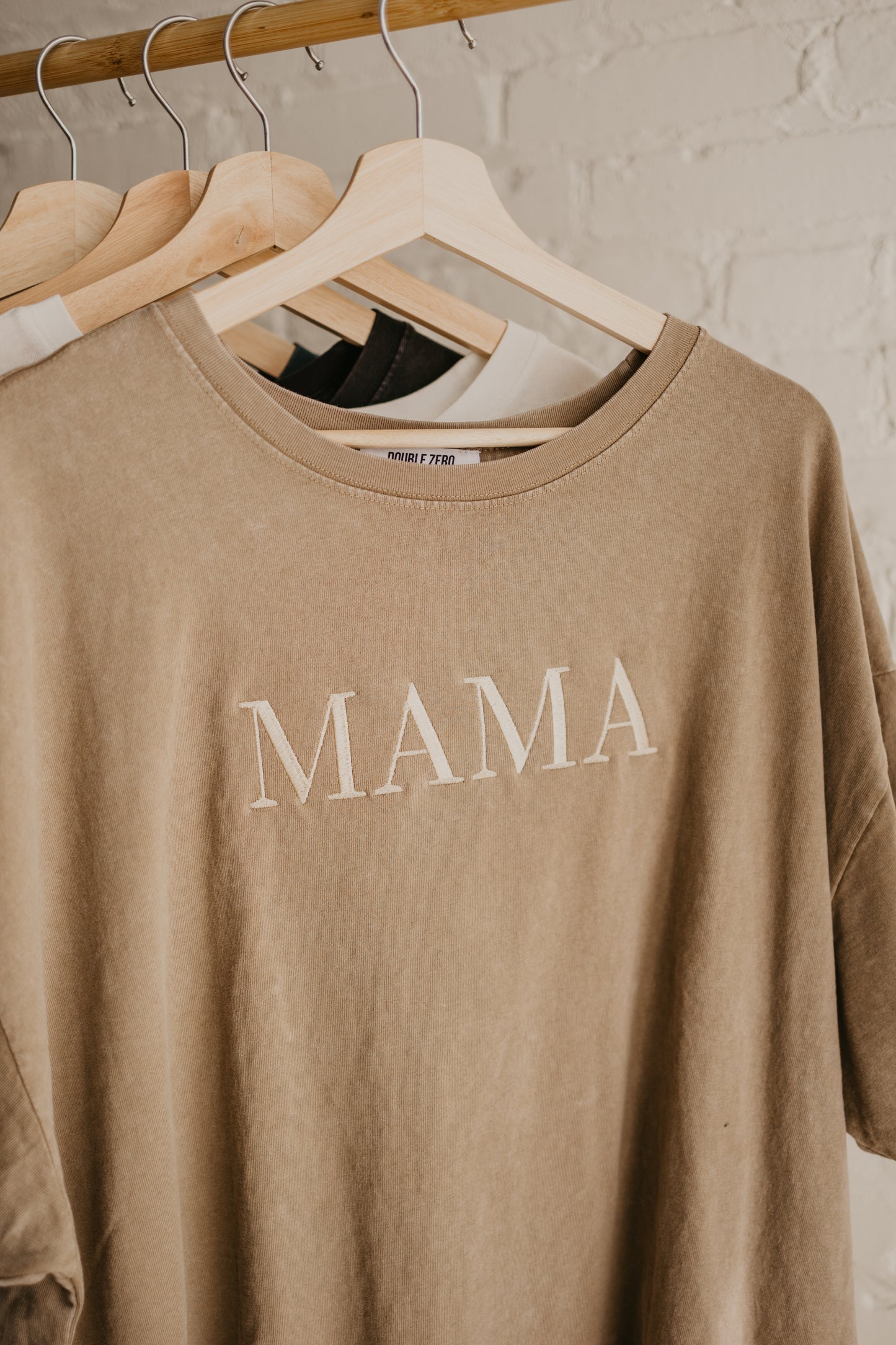 MAMA Embroidered Oversized Tee