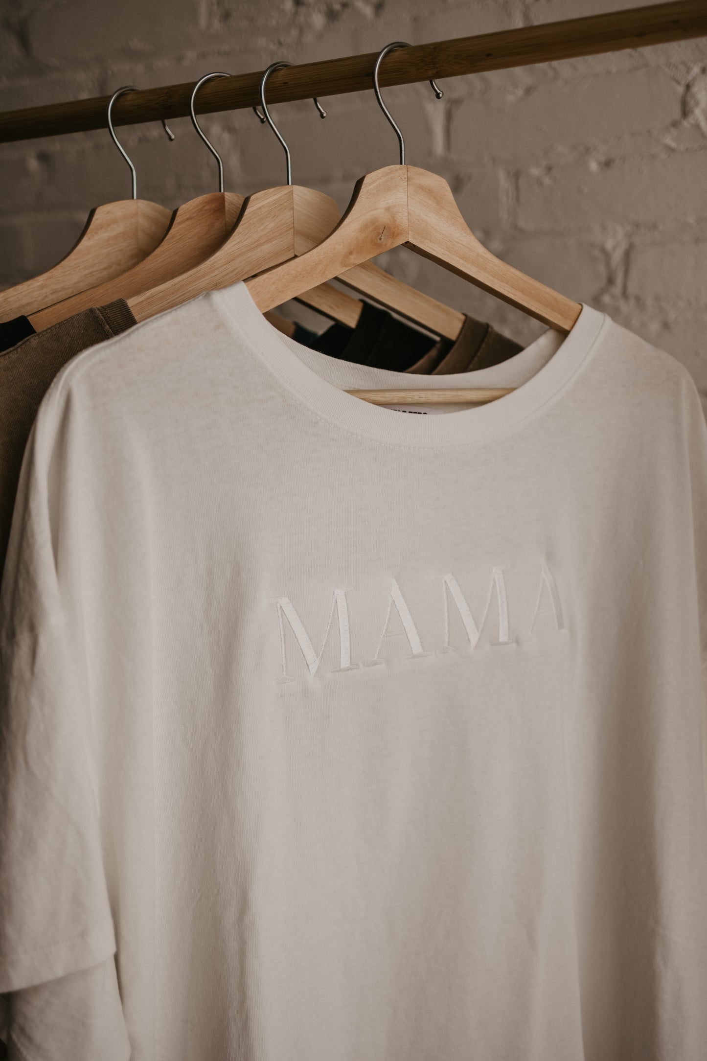 MAMA Embroidered Oversized Tee