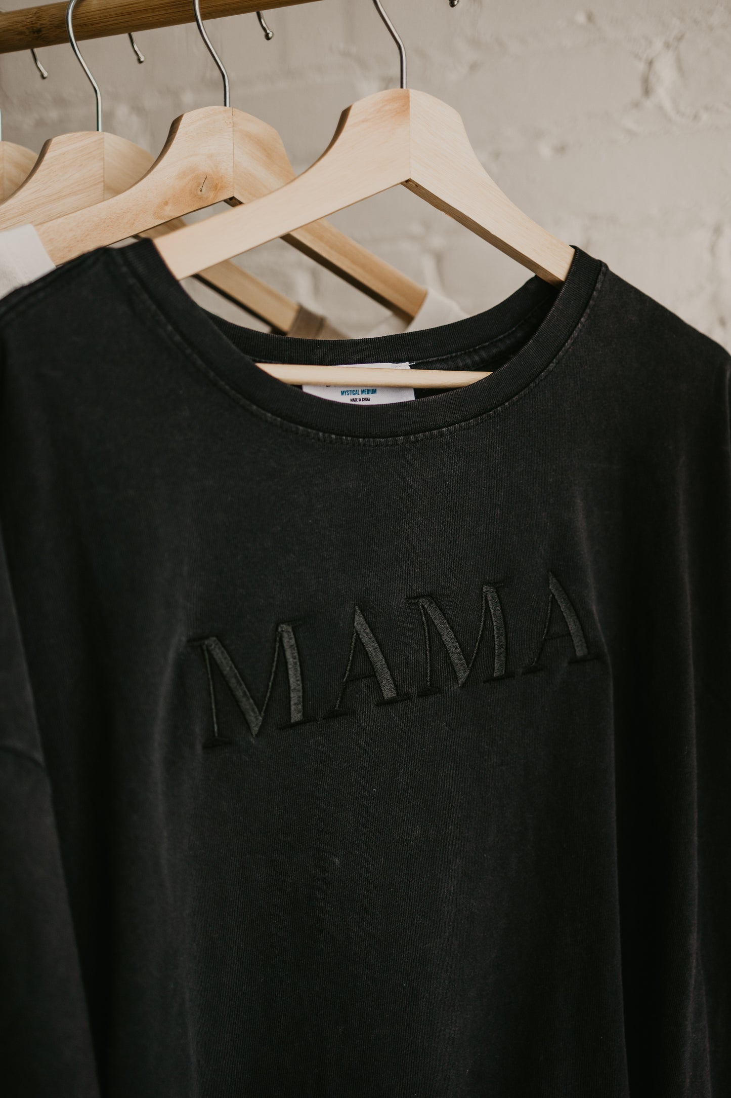 MAMA Embroidered Oversized Tee