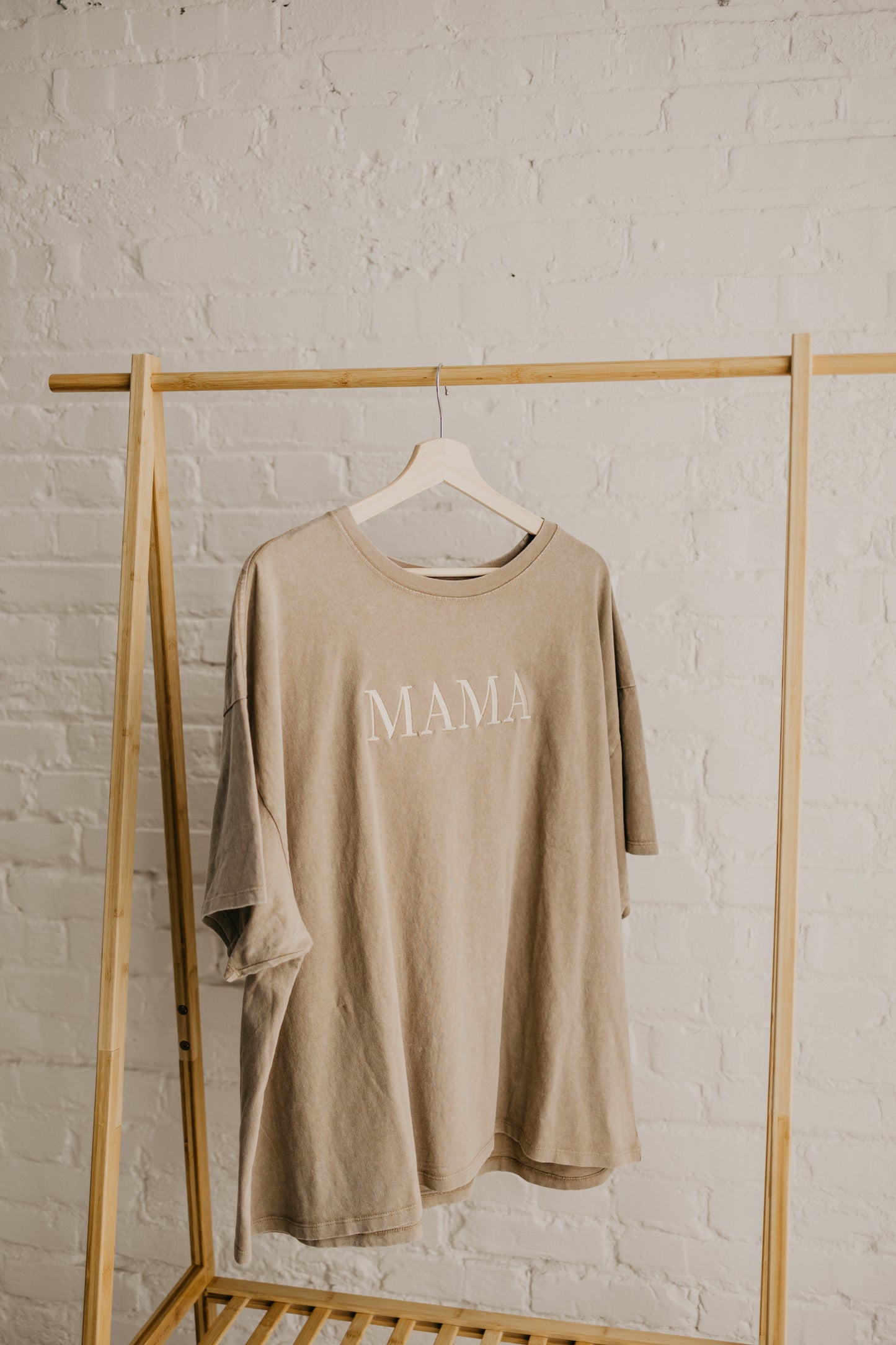 MAMA Embroidered Oversized Tee